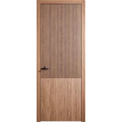 дверь СИТИДОРС мод. Linea-6 глухая Шпон Дуб натуральный